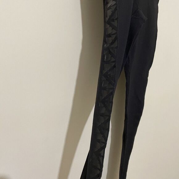 Lululemon Wunder Under Aztec Print Side Panel Full Legging 2 Pants Black - Picture 4 of 12
